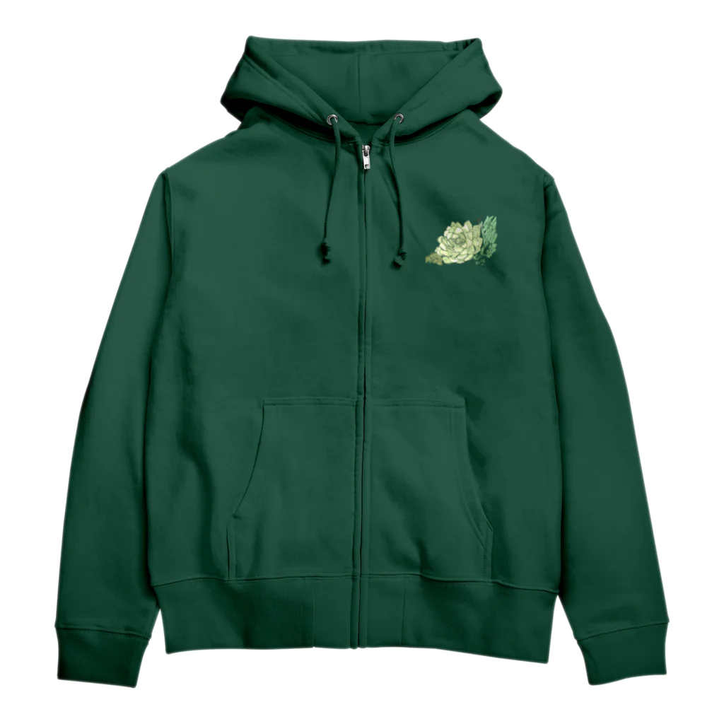 める仔の誰がモデルだったかしら Zip Hoodie