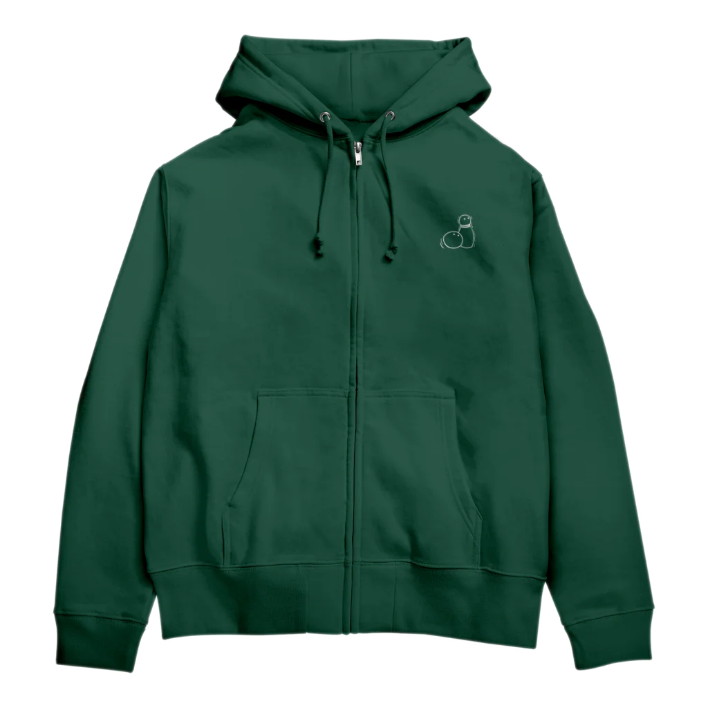 サンロード万華鏡のバタフライボウル mono Zip Hoodie