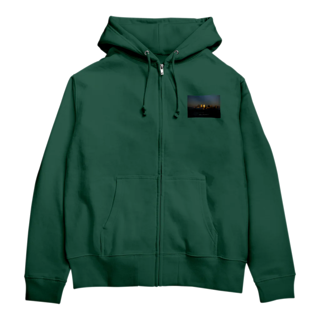 Do LIFEのお店の芝浦ふ頭からの夕景 Zip Hoodie