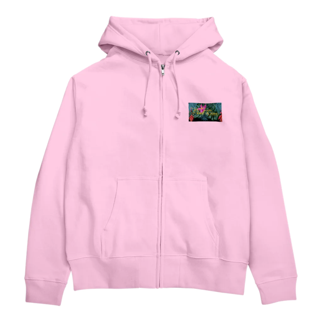 【Pink Rine】の【Pink Rine】オリジナル Zip Hoodie