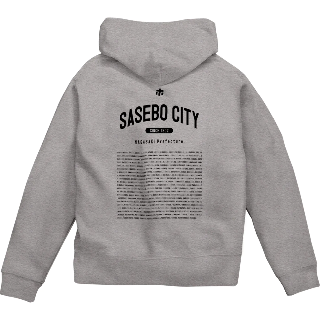 SASEBO CITY SHOPのSASEBO CITY カレッジパターン Zip Hoodie