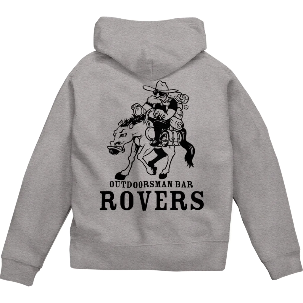 outdoorsman bar ROVERSのHorse back rider（ROVERS 5周年） ジップパーカー