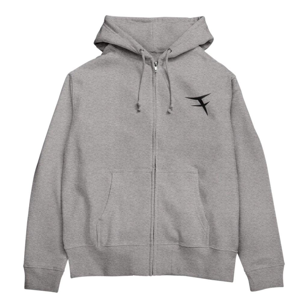 青猫ぐぅずのぐぅずグッズ Zip Hoodie