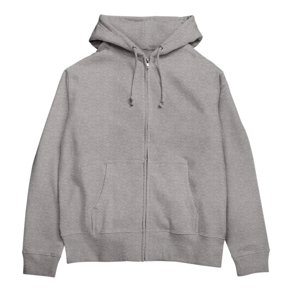 cuuyabowの麻の葉WHITE Zip Hoodie