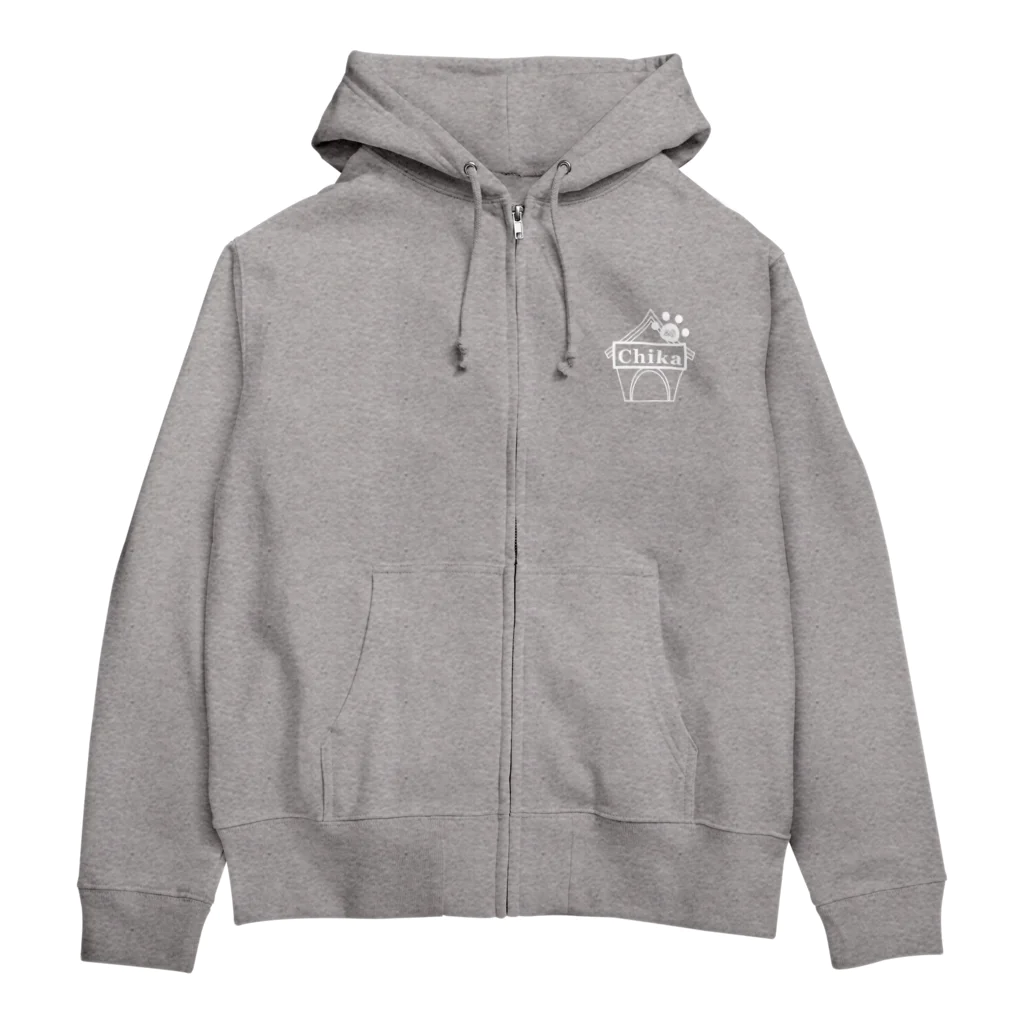 石丸千賀バースデーイベントグッズショップのジップアップパーカー Zip Hoodie