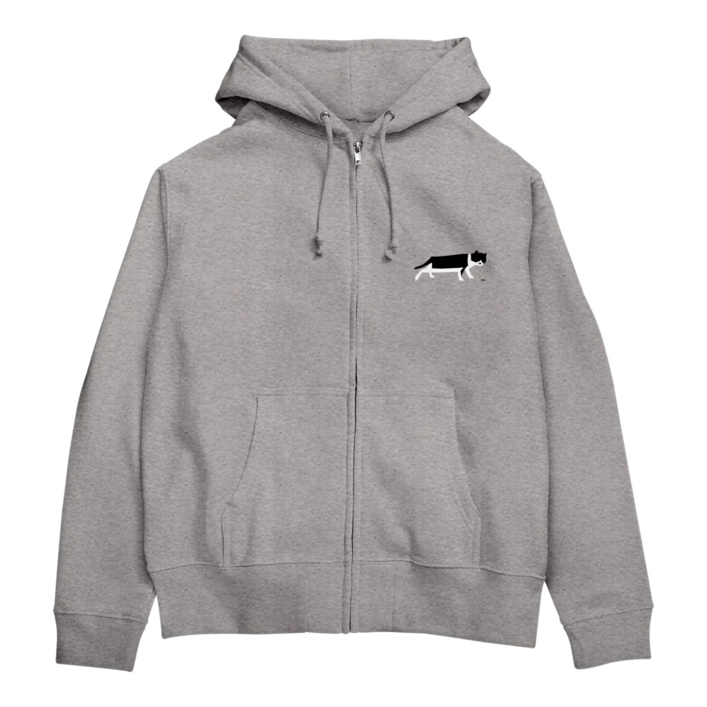 スタジオ・ノイズのネコのゴルゴ Zip Hoodie