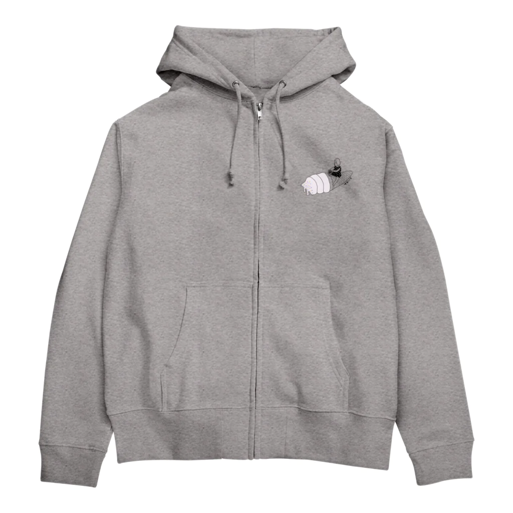 ハナイロの童乗　アイスクリーム Zip Hoodie