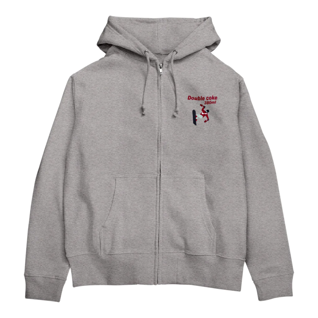 キッズモード某のダブルコーク スリーハンドレットエイティー ミリリッター Zip Hoodie