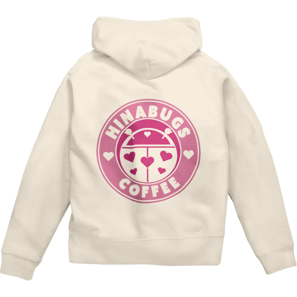 ぴよひな屋さんのひなばパーカー (2020表裏デザイン版)#HINABUGS Zip Hoodie