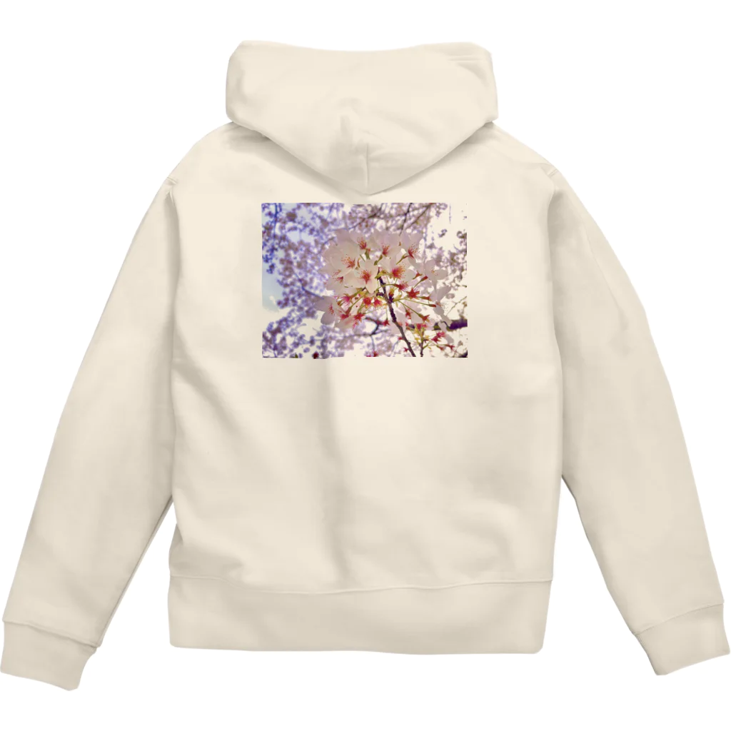 7ans.petitmoi_の桜 Zip Hoodie