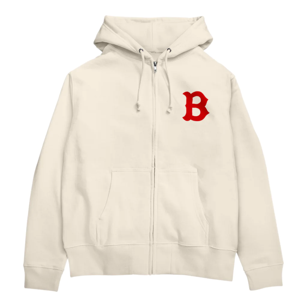 バッファ君  goods【近鉄バファローズ／1976-1996】のファンシーバッファ君【赤】／2024 Zip Hoodie