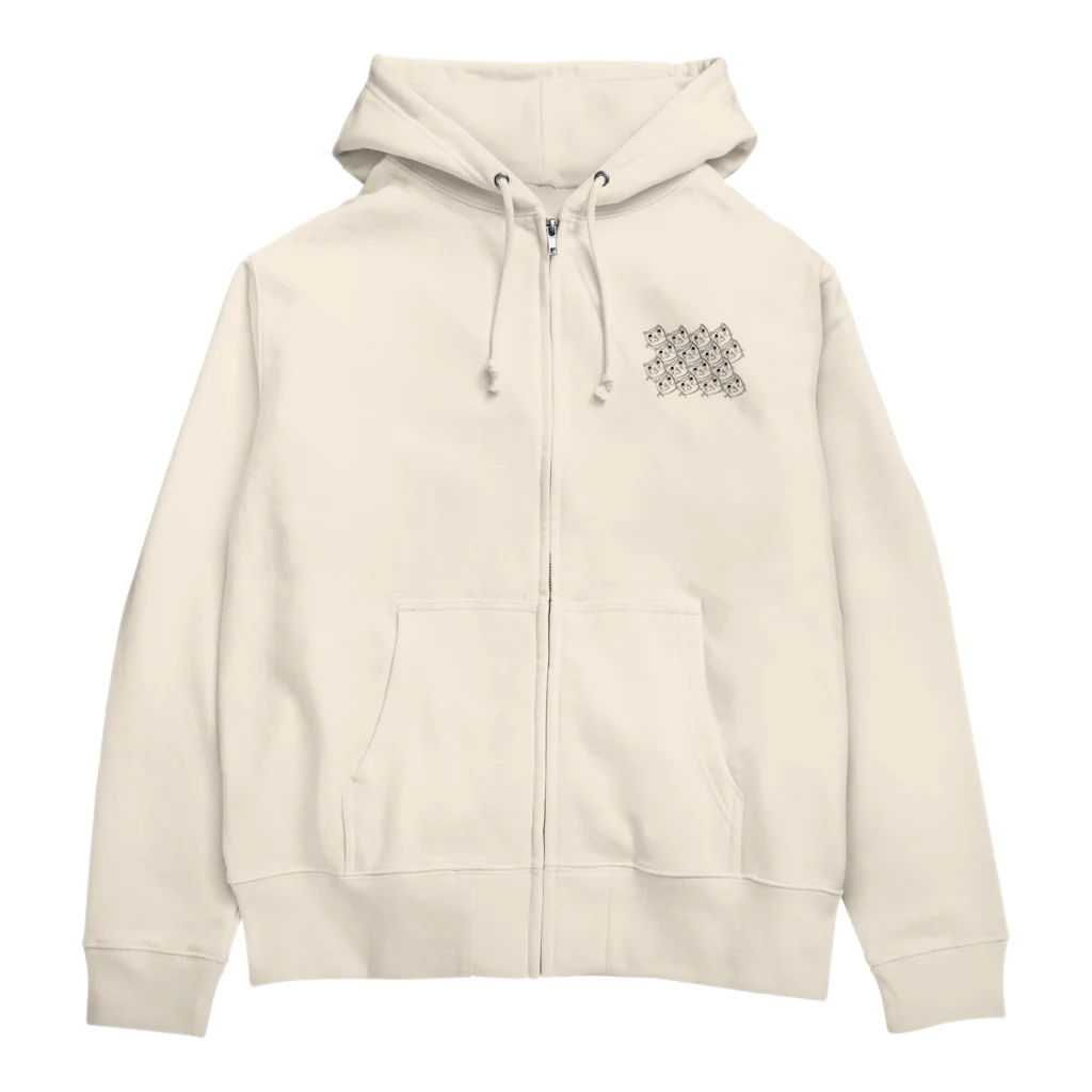 パップのパパプにゃん Zip Hoodie