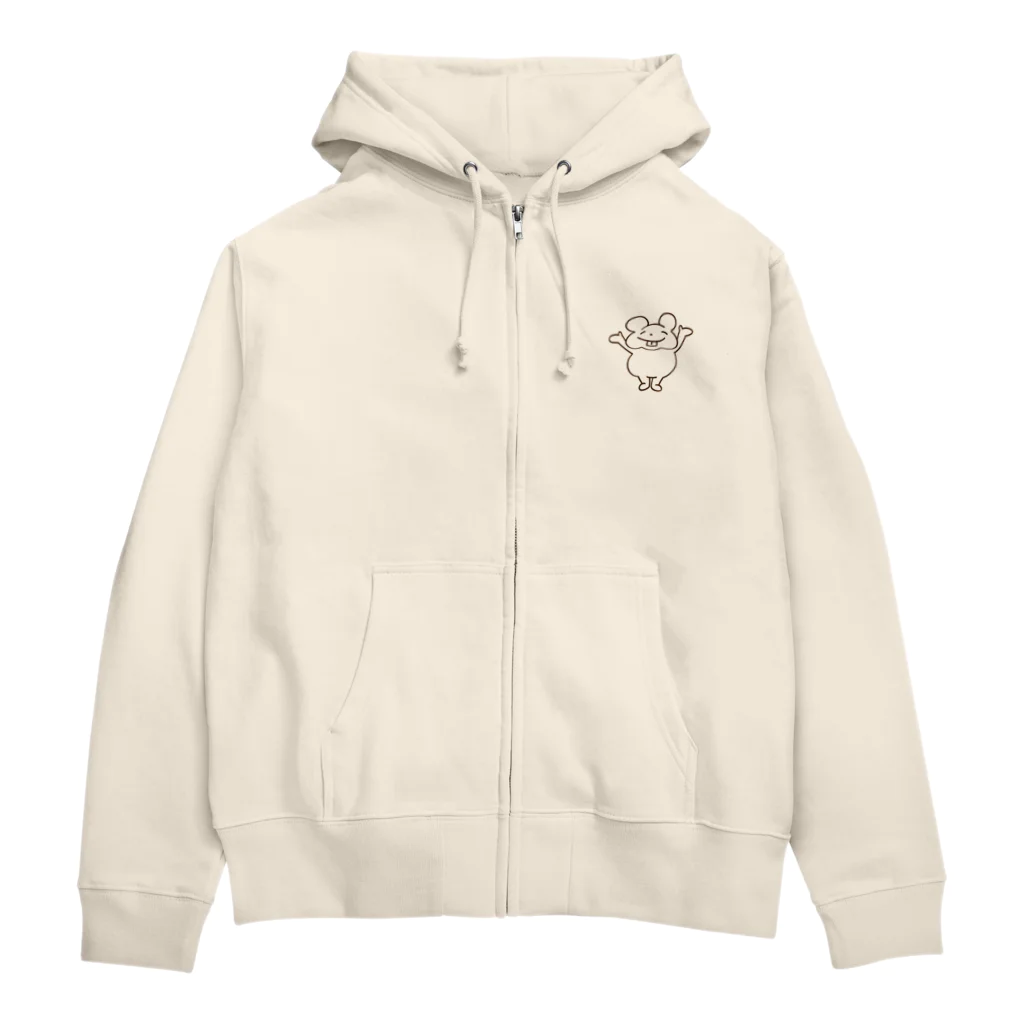 うりうみなみのるんるんねずみのちぅ太 Zip Hoodie