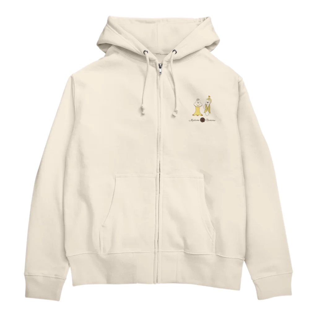 マダム・バナーヌ｜Madame Bananeの【マダム・バナーヌ】 Zip Hoodie