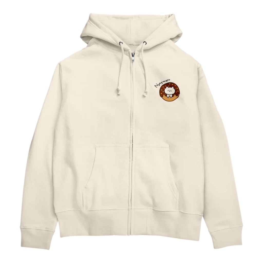 にゃぎまるのお店のにゃぎまるドーナツ Zip Hoodie