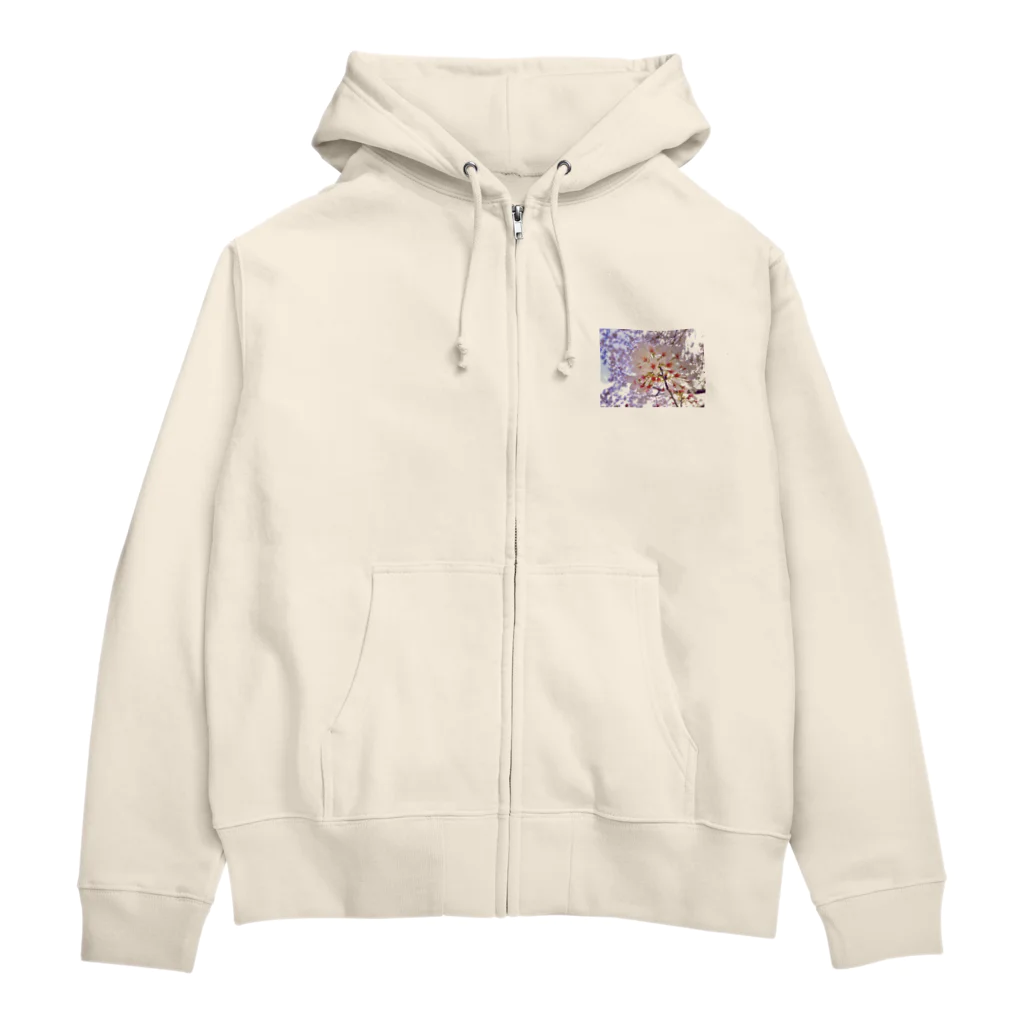 7ans.petitmoi_の桜 Zip Hoodie