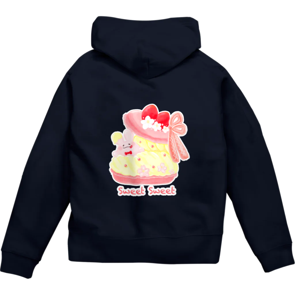 Cagelam(かげらむ)のsweet  macaron Zip Hoodie