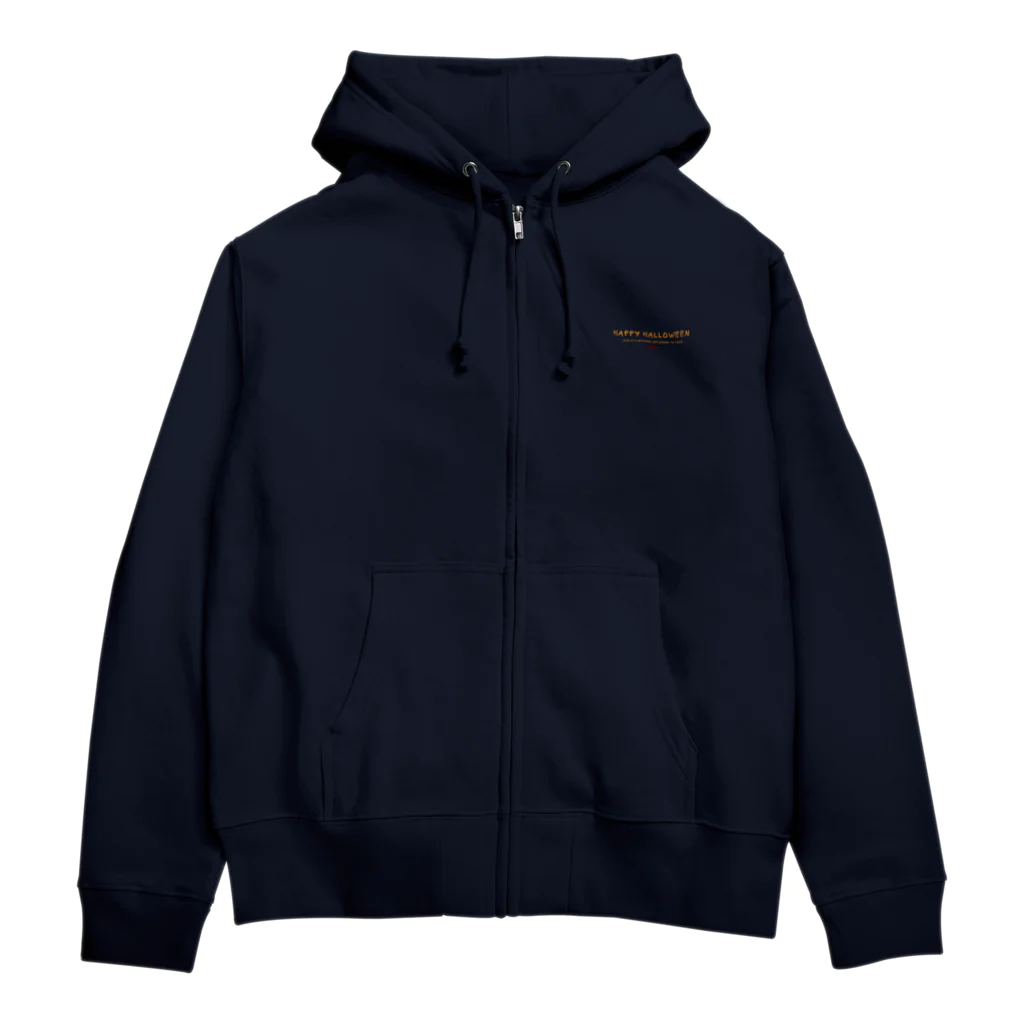 Yaya-rrのハロウィンのかぼちゃ「ジャック・オー・ランタン」 Zip Hoodie