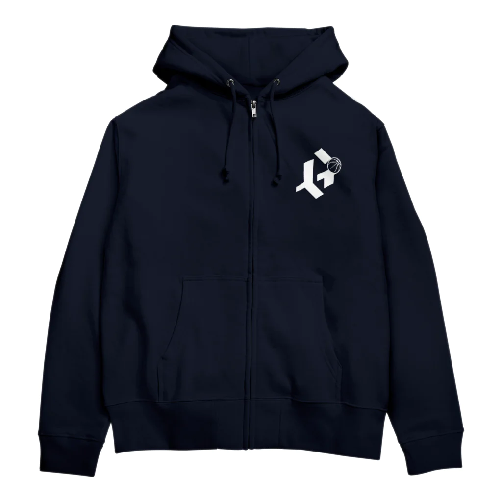 makotchの大楠ミニバスケットボールクラブ Zip Hoodie