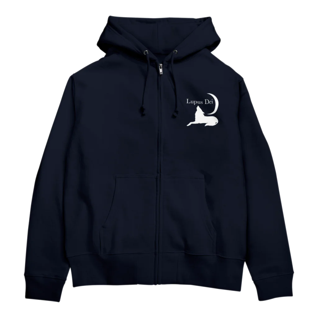 もけけ工房 SUZURI店のLupus Dei 公式グッズ Zip Hoodie