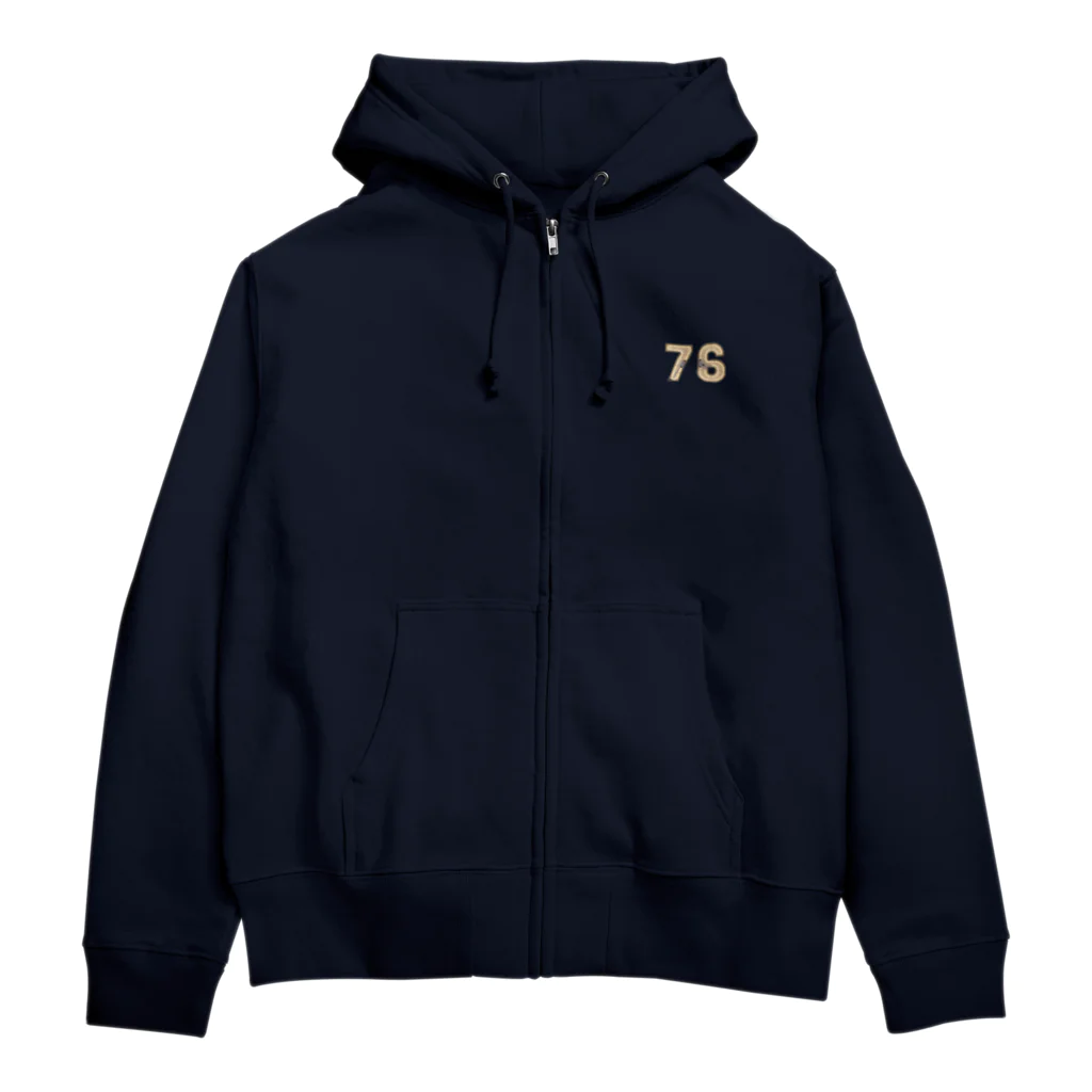 粉屋の76 Zip Hoodie