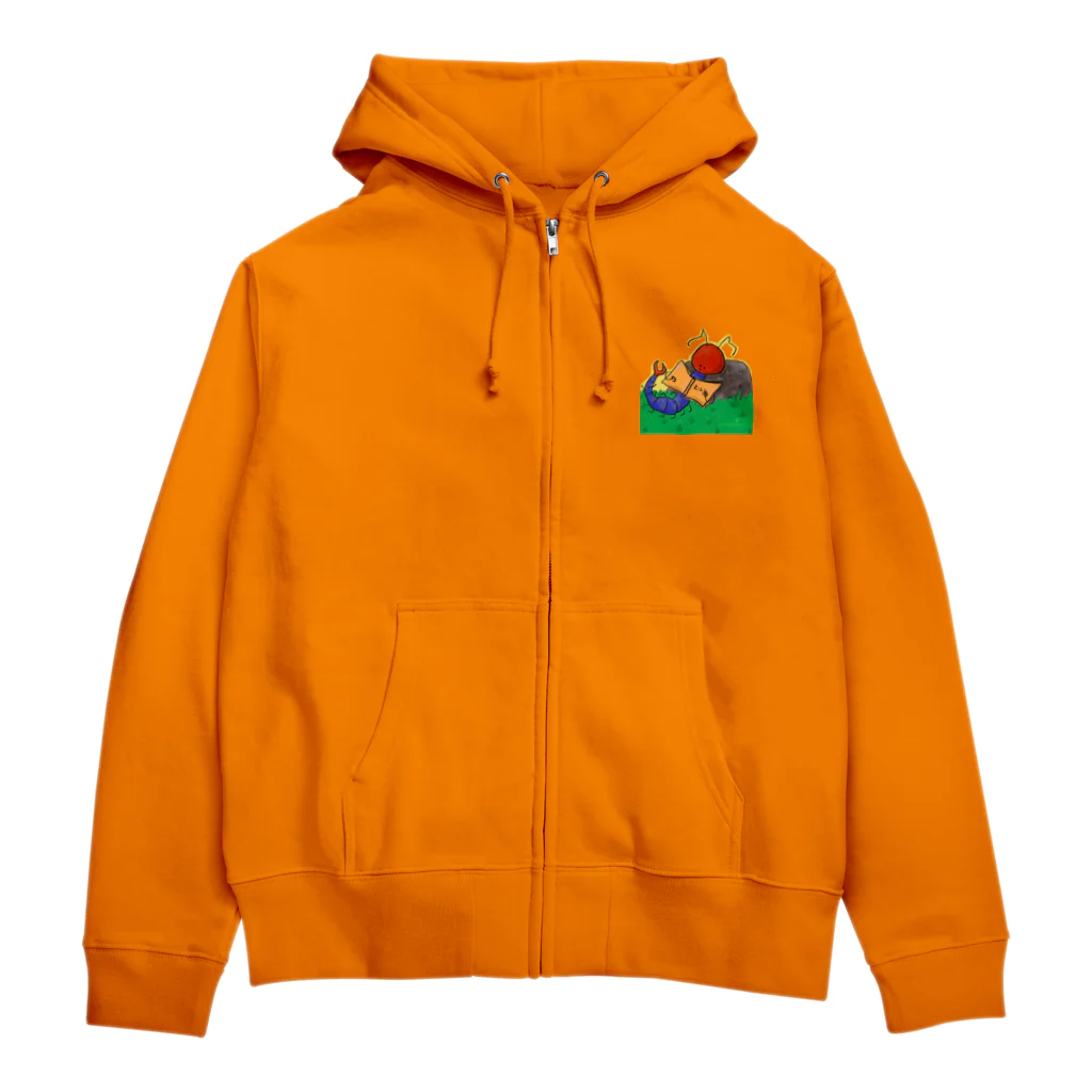 いぬいぬいのむかでくん Zip Hoodie