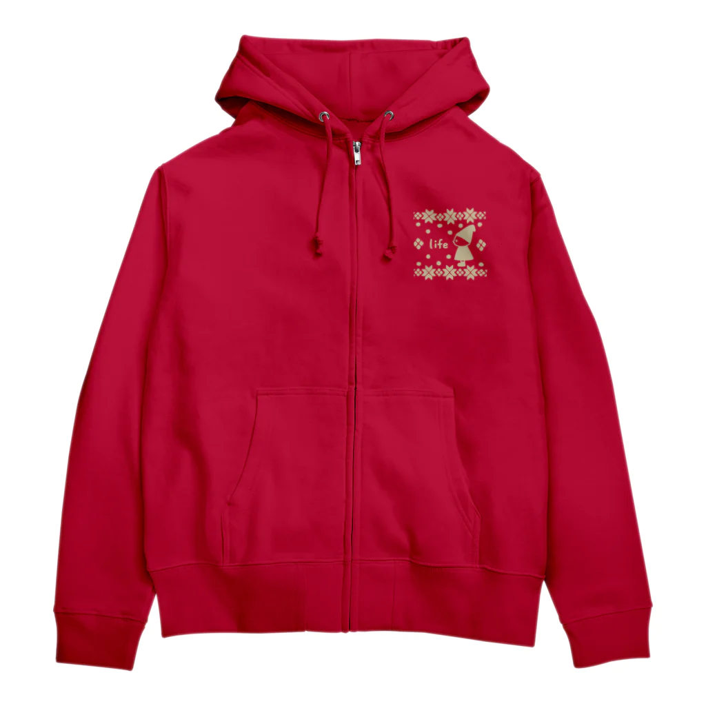 まーたろのださセーター【人生】 Zip Hoodie