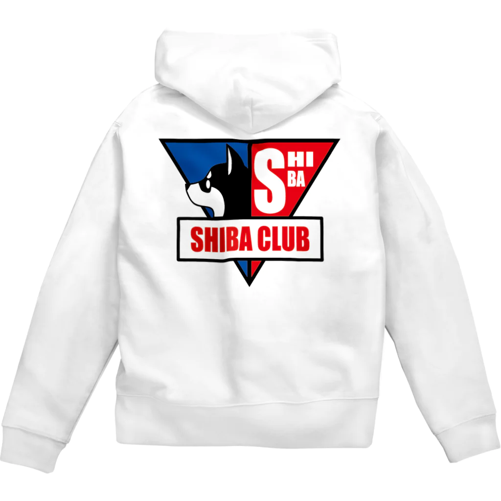 CARTOON PETDOGSのSHIBACLUB パーカー　～ Black Shiba Ver～　 Zip Hoodie