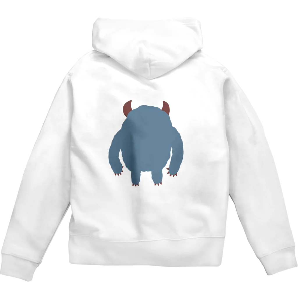 ddddd02のイエティのムム Zip Hoodie