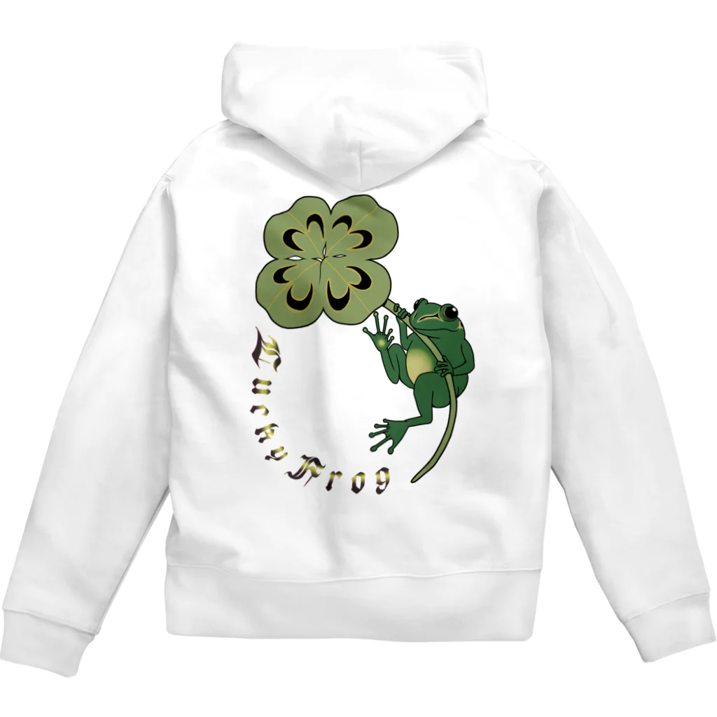 MYOW storeのLucky　Frog Zip Hoodie