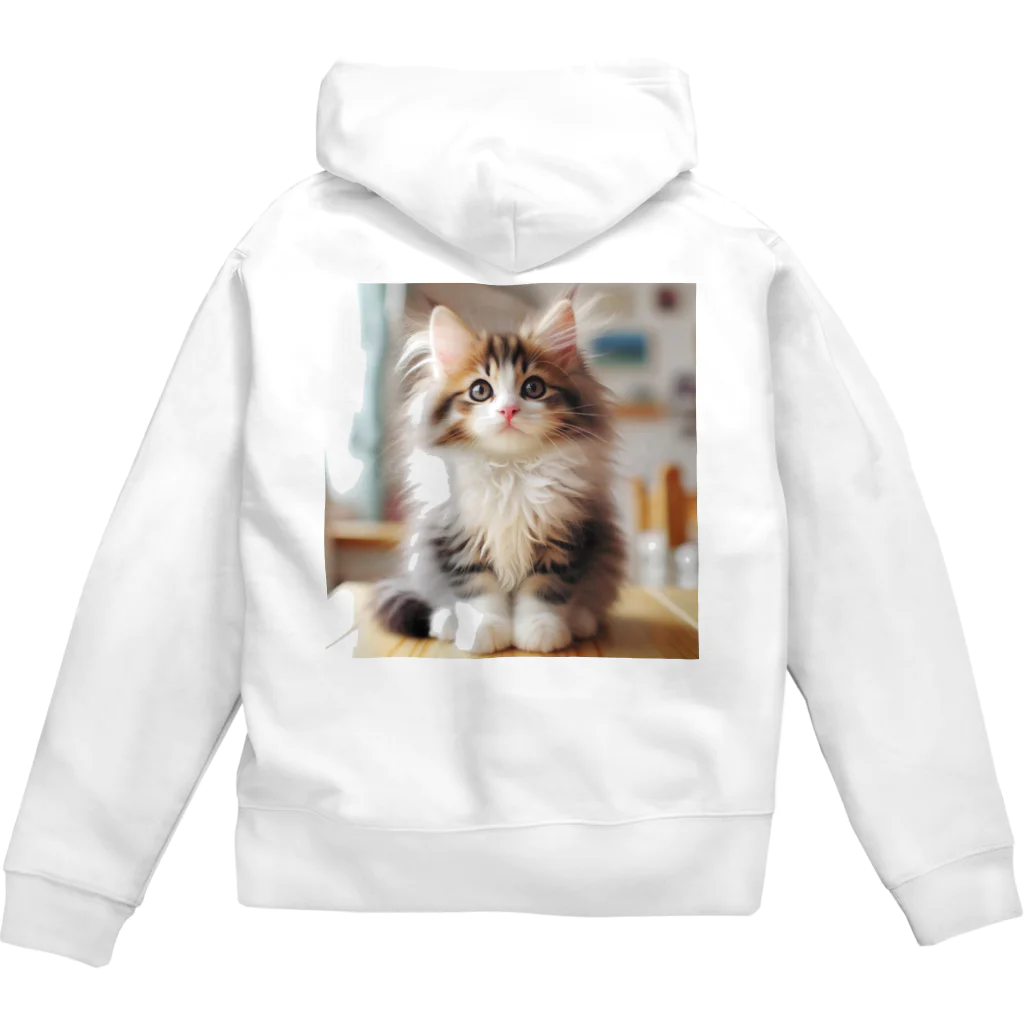 Creation CATのゴージャスCAT Zip Hoodie