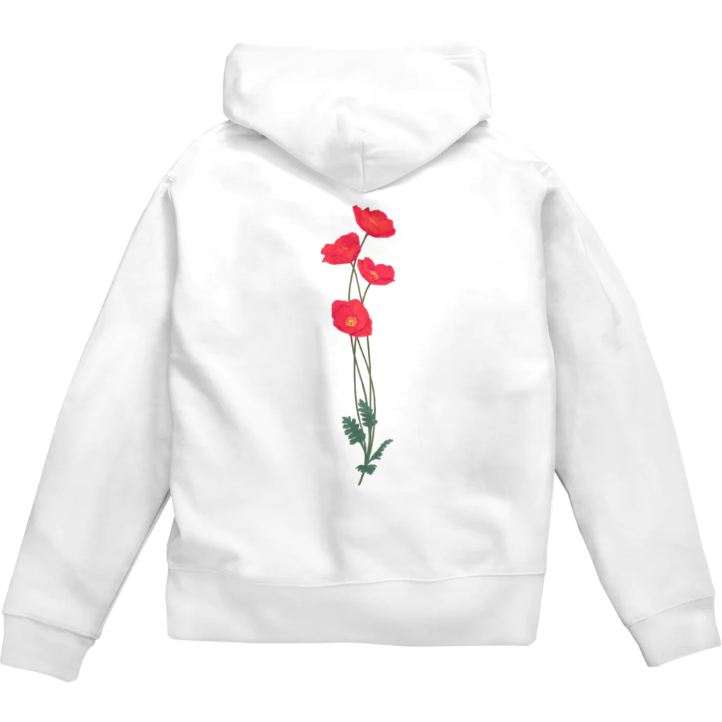 竹条いちいの憂いに手向けるポピー Zip Hoodie