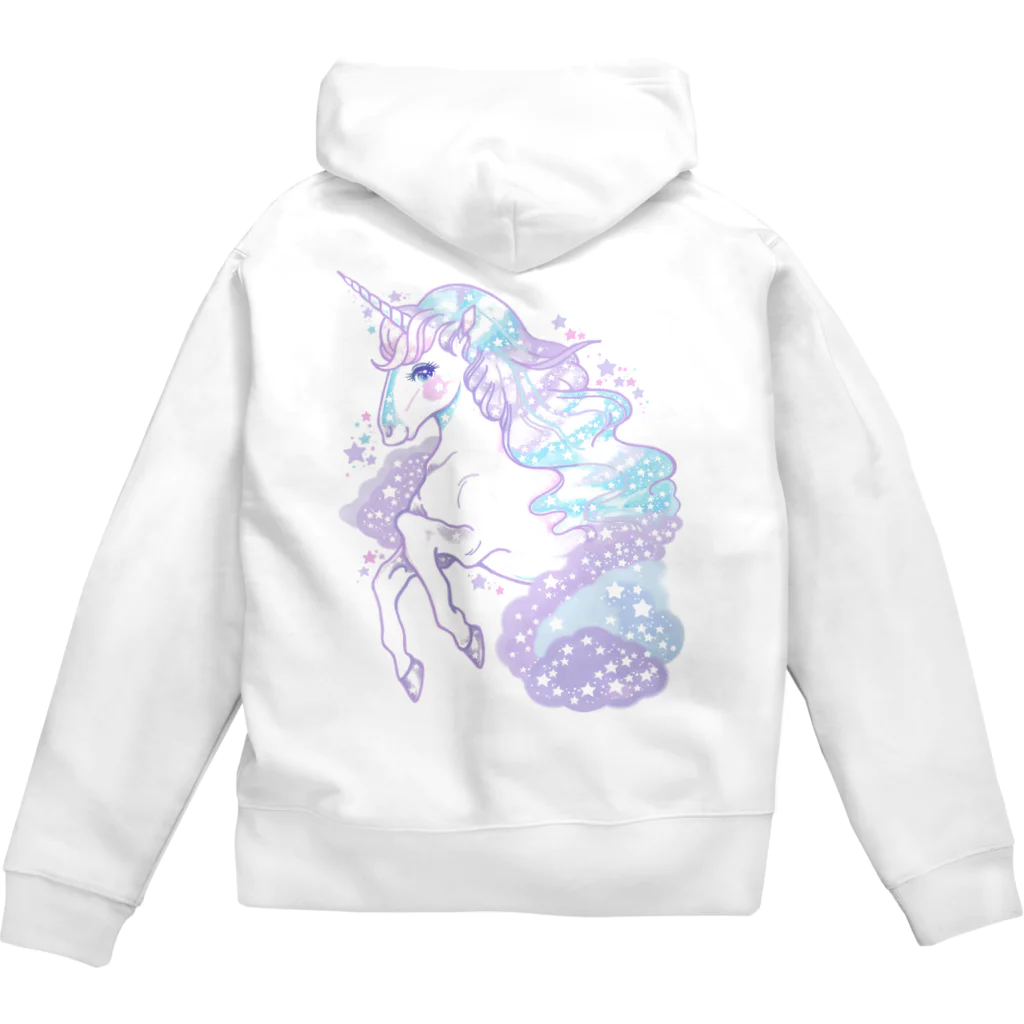 DreamLandのDreamy Unicorn･:*+.:+ ジップパーカー