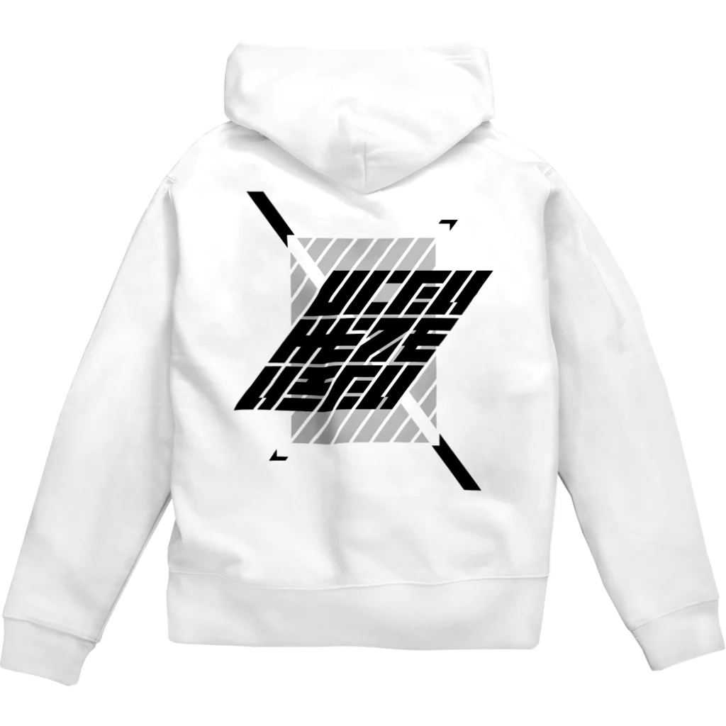 IENITY　/　MOON SIDEのしにたいけどでもいきたい #WHITE Zip Hoodie