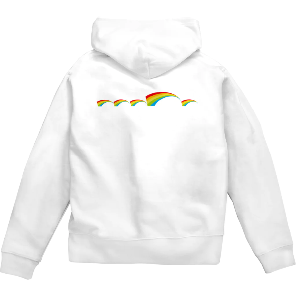 I＊Ly / アイリィのレインボーフィン Zip Hoodie