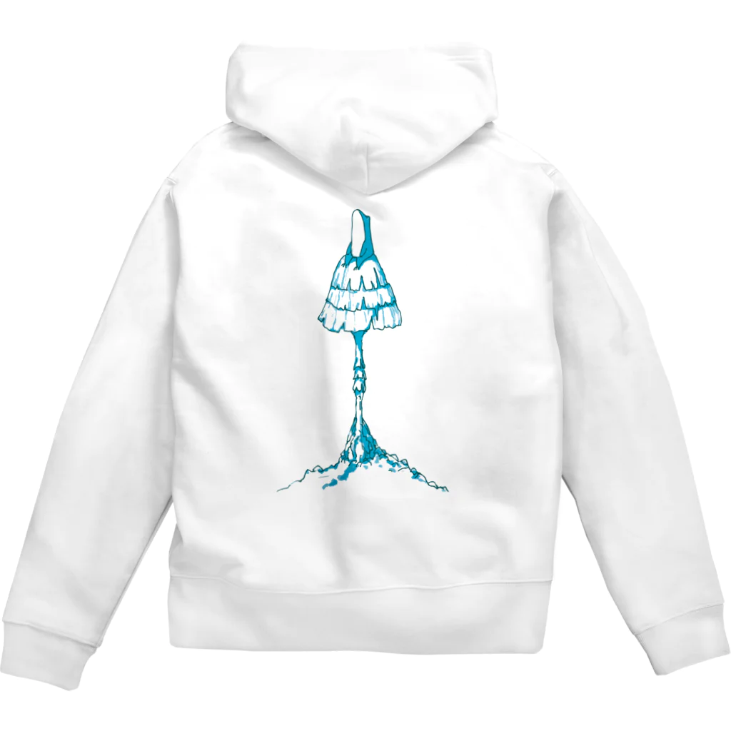 planetNITのThink of You-blueday Zip Hoodie