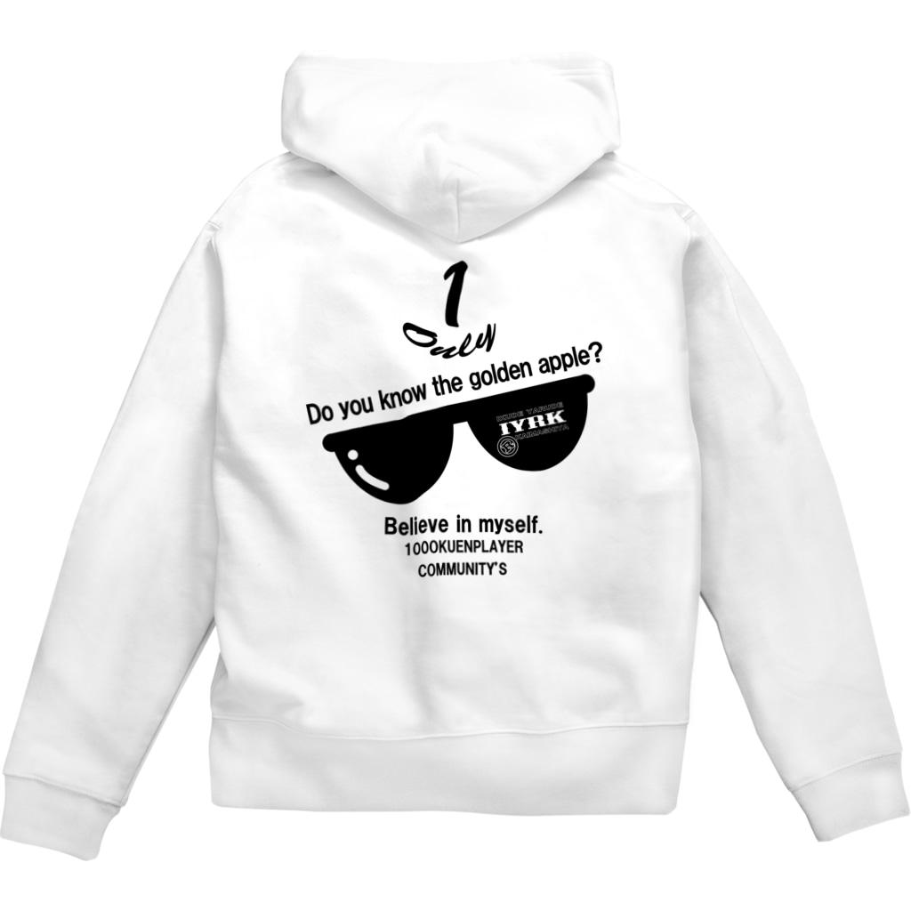 Only1 イラスト黒線 100okuenplayer公式ショップ 100okuenplayer のジップパーカー通販 Suzuri スズリ