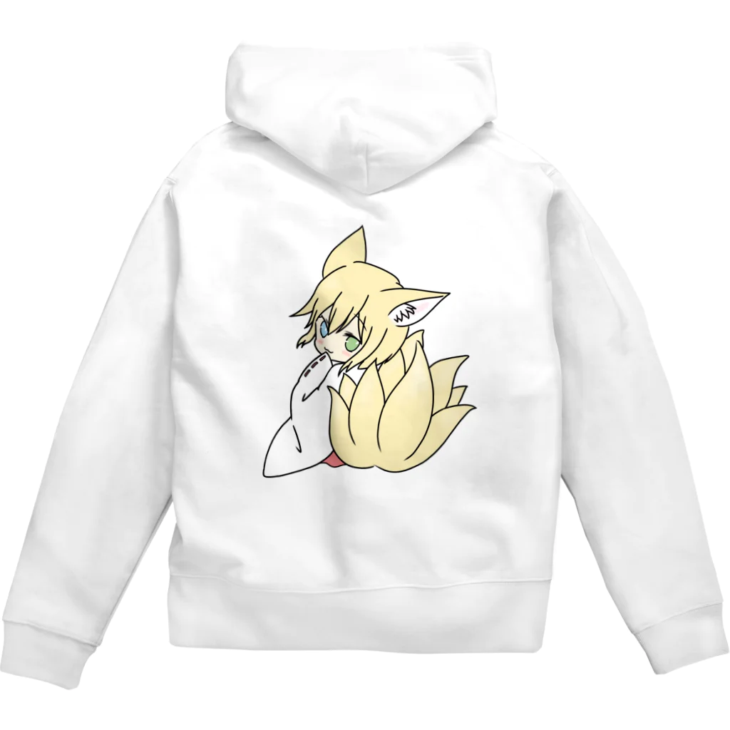 神狐の社の神狐の社(主)キャラグッズ Zip Hoodie