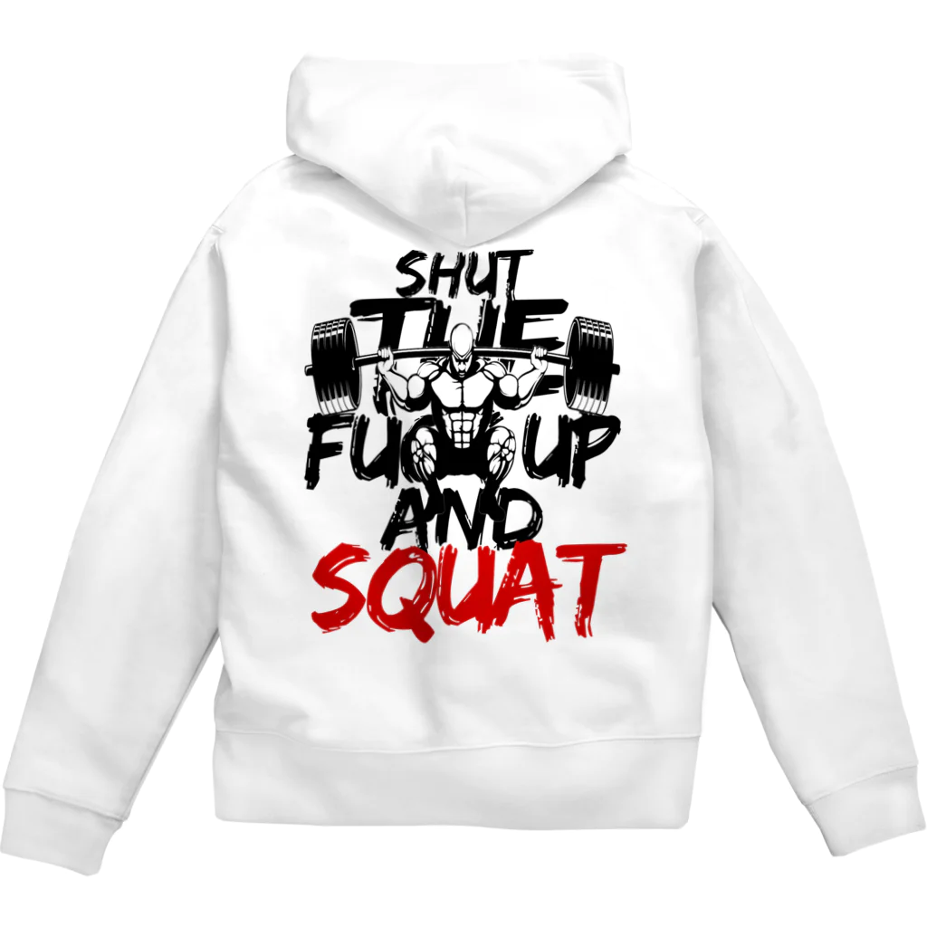 RampageWorkout のBig3 Squat ZipHoodie 白系色 후드집업