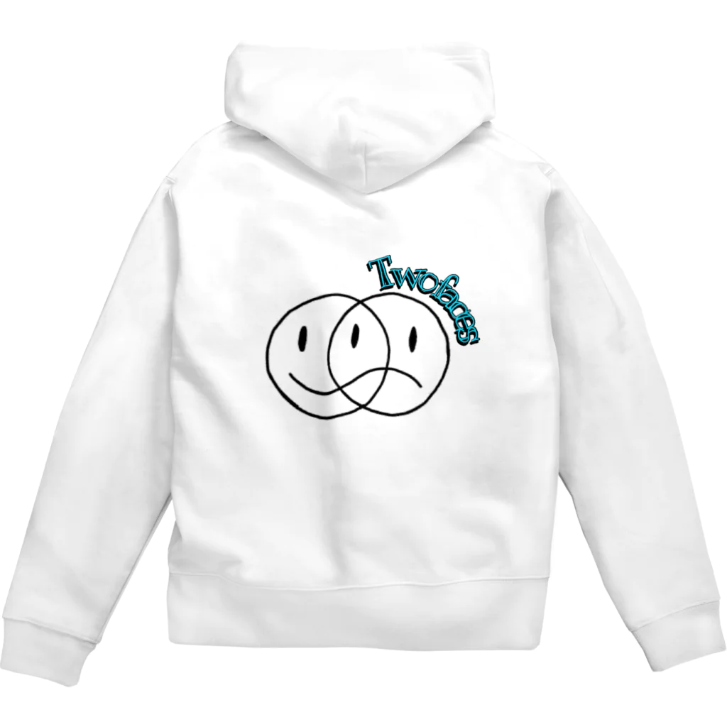 08のニッコリくんとモッコリちゃん Zip Hoodie