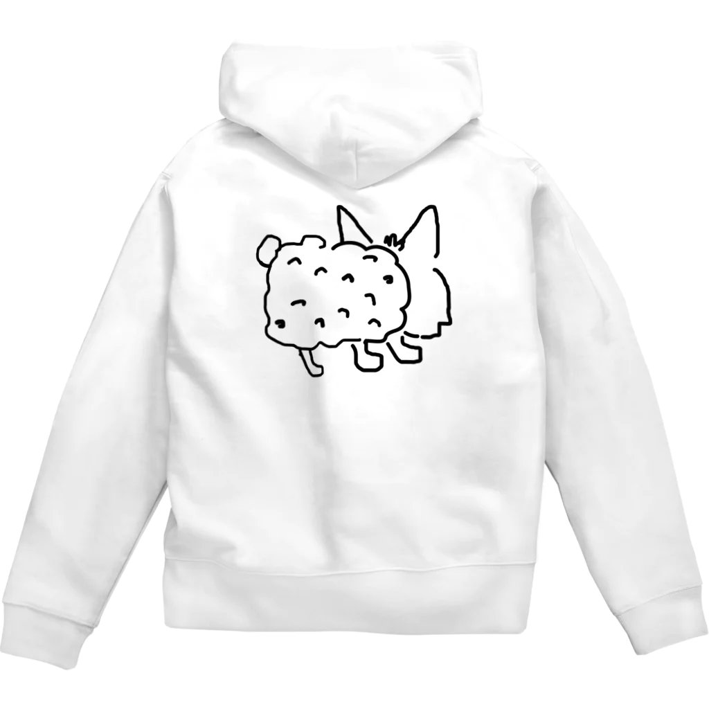 kuma's boxのはぷろふのいぬ Zip Hoodie