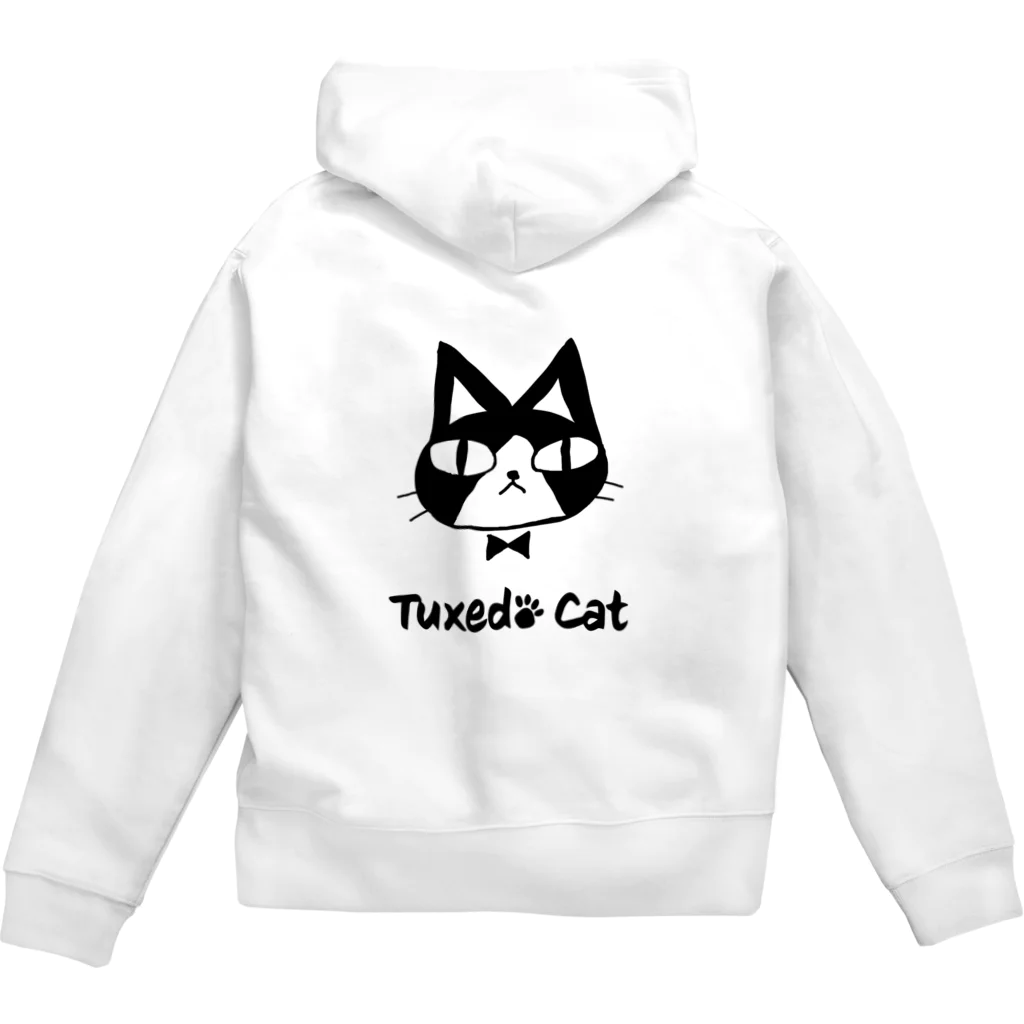 Tuxedo CatのTuxedo Cat ジップパーカー