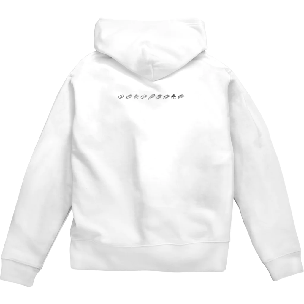 9bdesignのうまいお鮨食べたくて｜イクラ Zip Hoodie