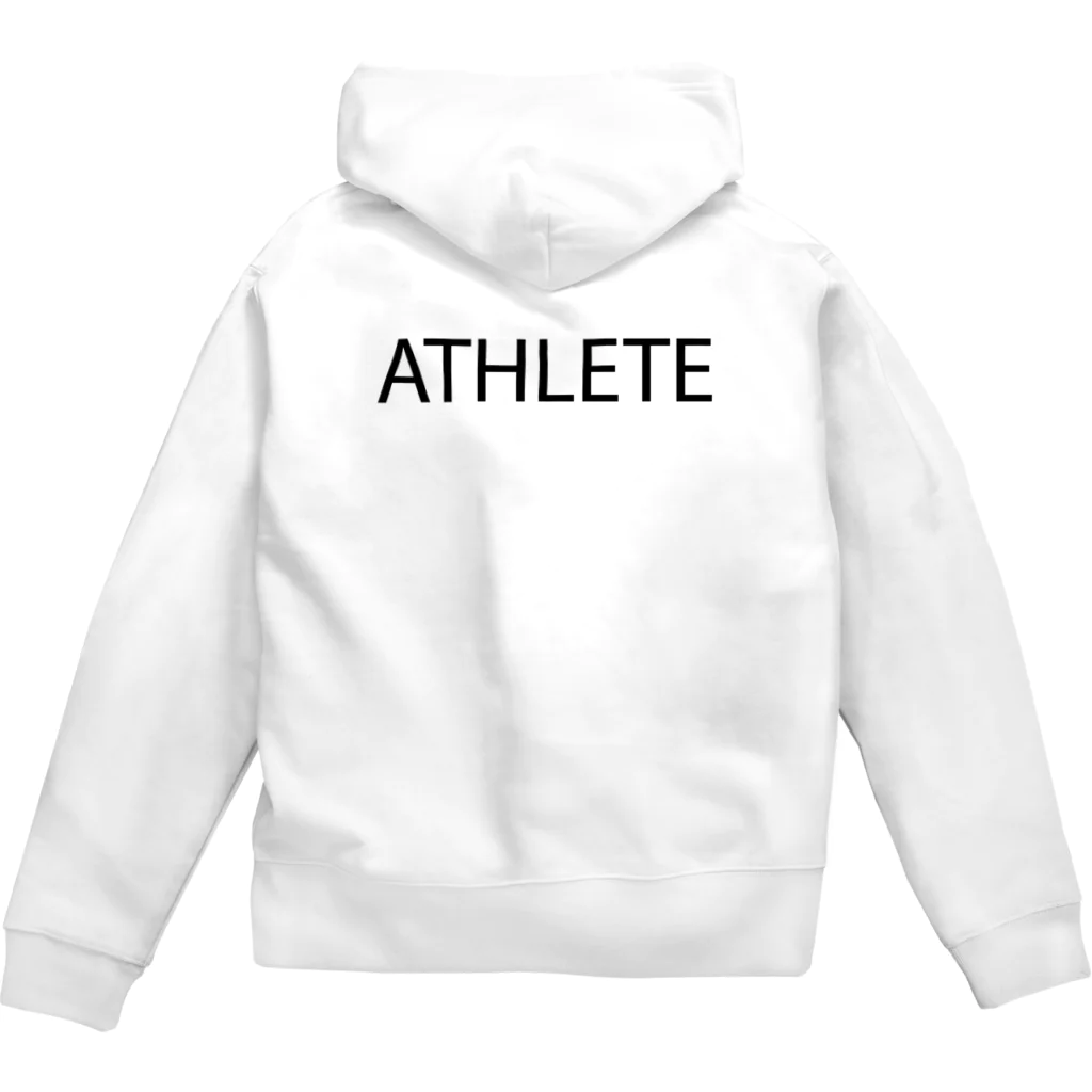 MUGENGEN (ムゲンゲン)のATHLETE letter BK ジップパーカー