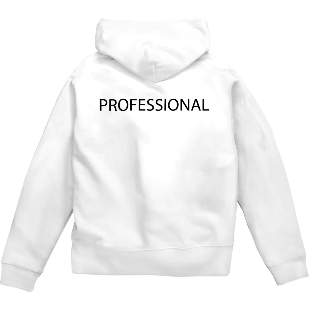 MUGENGEN (ムゲンゲン)のPROFESSIONAL letter BK Zip Hoodie