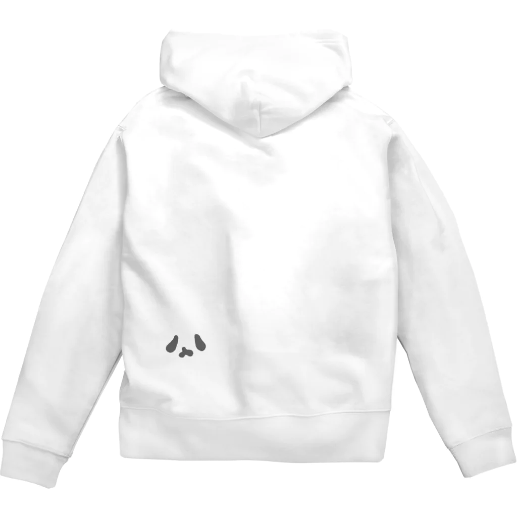 ほのかなおんがくや SUZURI店のたれみみうさぎのぶいちゃん Zip Hoodie