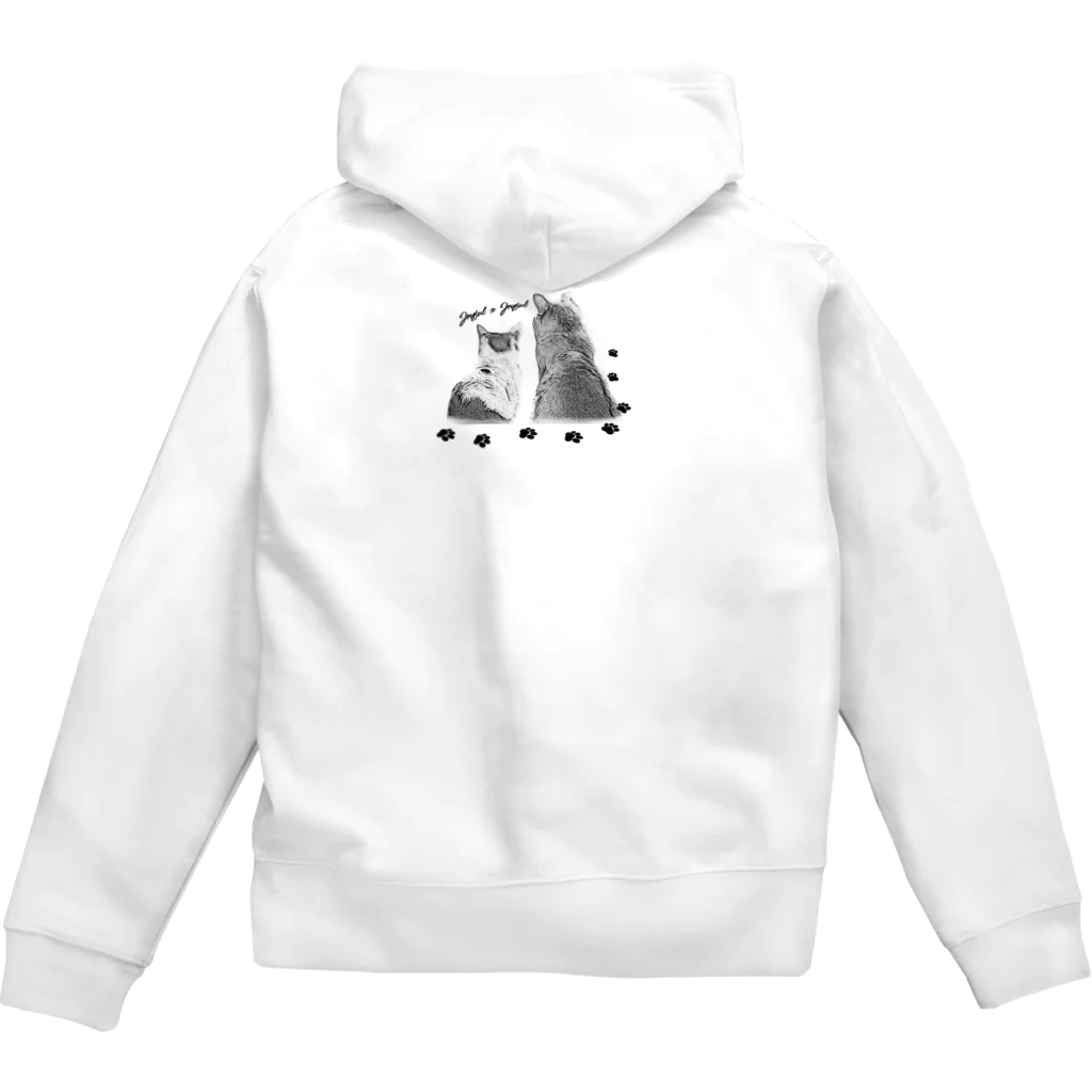 .JUICY-SHOP. | JOYFULの猫鍋特盛 | JOYFUL x JOYFUL DESIGNS 001 ジップパーカー