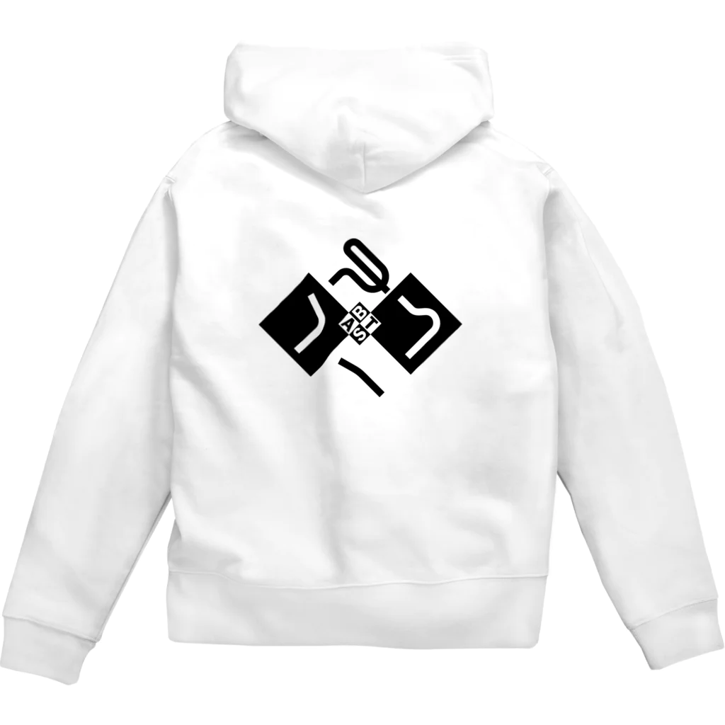 アウト ザ ブルーのSAX NECK（BATS） Zip Hoodie