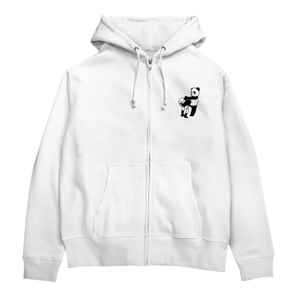 LUCHAの膝蹴り Zip Hoodie