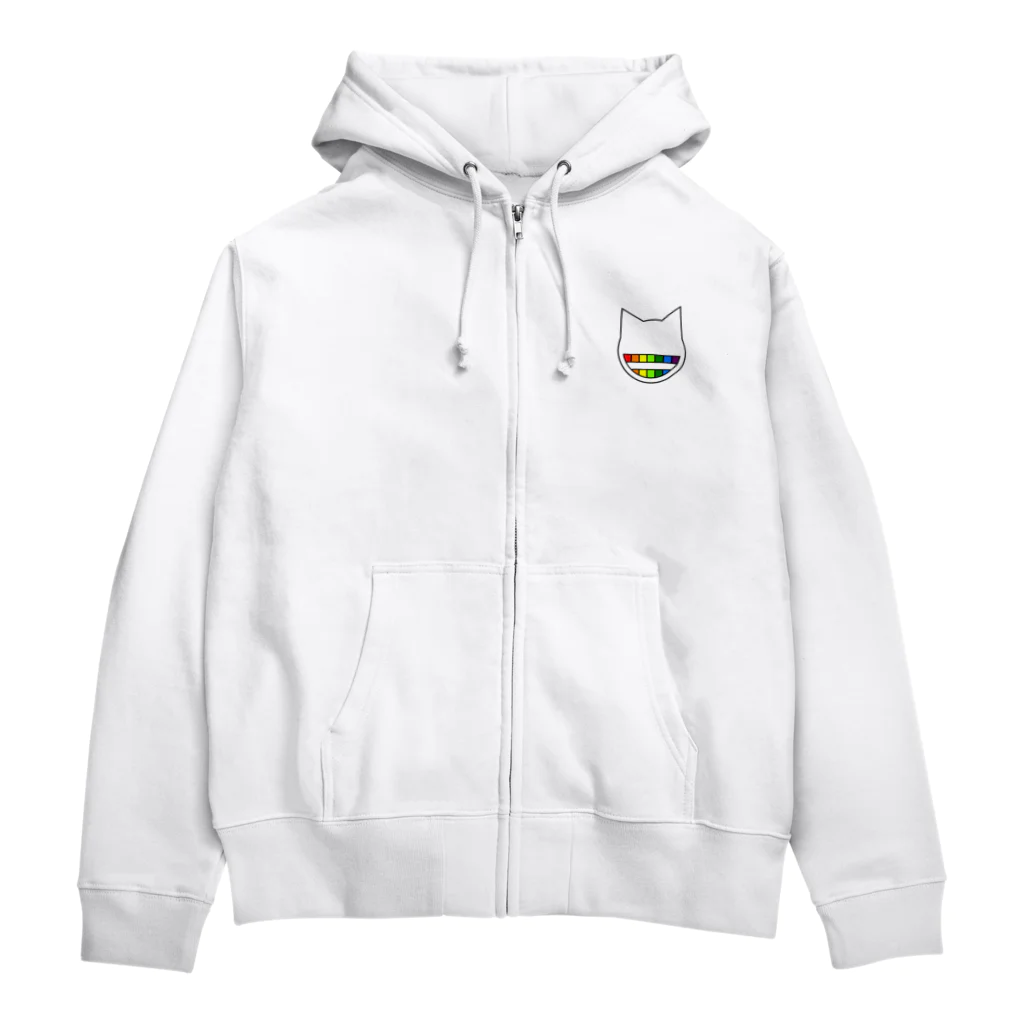 ベンジャミン8の七色の歯 Zip Hoodie